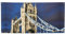 BREAUX Banner mit Aufdruck Tower Bridge in London, personalisiertes Banner, Abschlussfeier, Geburtstag, Hochzeit