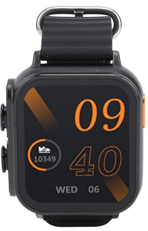 Smart Watch con Auricolari, per IOS 11.0 e Android 7.0, Smartwatch Sportivo 2 in 1 con Auricolari per Uomo Donna, Bollettino Meteo, Notifiche Messaggi (BLACK)