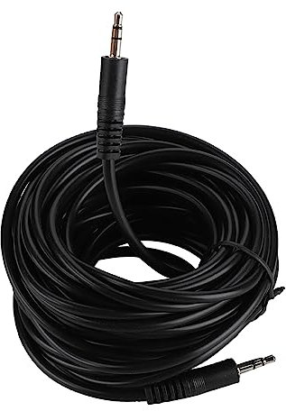 Nurnesy Cavo Audio Schermato da Maschio a Maschio in Rame da 10 M, 15 M, 20 M, 30 M, Schermato, con Lunghezza Opzionale per Altoparlanti, Audio HiFi, Jack di Ingresso AUX per Ascoltare