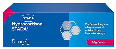 Hydrocortison STADA 5 mg/g Creme, zur Behandlung von entzündlichen, allergischen und juckenden Hauterkrankungen mit geringer Symptomausprägung