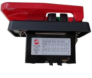 HY56 Interrupteur à bouton-poussoir industriel 220 V 20 A pour scie à table KEDU