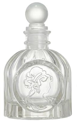 100ML/3.3oz Empty Fragrance Glass Diffuser Bottle Jar with Lid Aromatherapy Storage Container Fragrance Accessories for Home Oil Decoration (Reed Sticks Excluded)