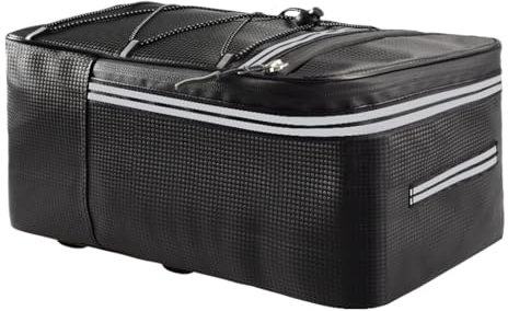 Bollisate Rear Cycle Bag - for E-Bike Pannier Saddle Seat Bag - Waterproof E-Bike Luggage Storage Carrier for Mountain/Road Cycling, Commuting