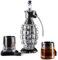 YIYELIY Whiskey Decanter Glass Decanter-750 ml Hand Grenade shape Design Wine Bottle Liquor Decanter for Men Wine,Brandy,Liquor,Juice,Vodka