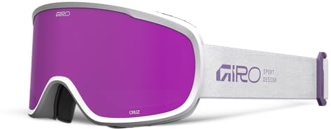 Giro Cruz Ski Goggles - Snowboard Goggles for Men, Women, Youth - Mauve Purple Stacked - Amber Pink