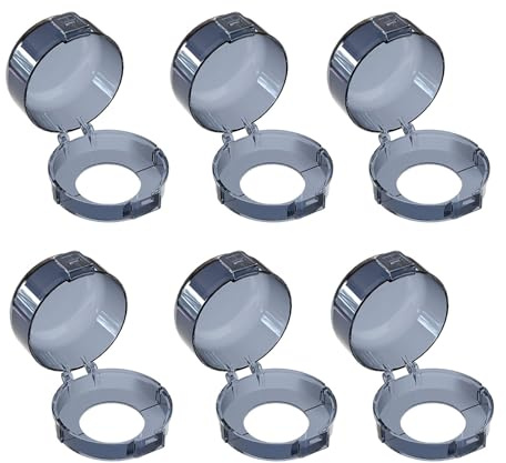 Lot de 6 cache-interrupteurs de cuisinière à gaz, couvercles de sécurité pour enfants, ustensiles de cuisine pour enfants, sécurité enfant, boutons rotatifs pour cuisinière à gaz et boutons de four