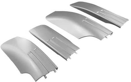 4 STÜCKE Auto Außenträger Dachträger Schiene Nachrüstung Endabdeckung Dome Halter Fall Kappe Kompatibel Für BMW E71 E72 X6 2008-2014
