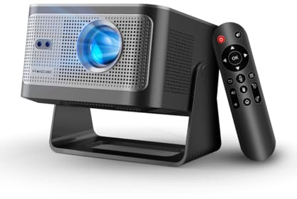 Magcubic Mini Proyector Portátil 4K Soporte, [App Integrada] Android 14
