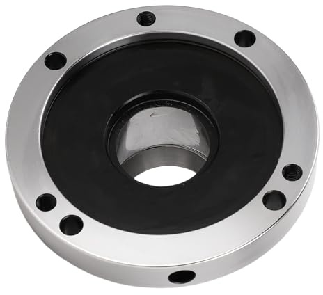 Yanmis Mandrino a Pinza ER50 Diametro 130 Mm Dado Eccentrico per Mandrino per Tornio per Rettificatrice, a Pinza con Flangia in Acciaio Inossidabile con Struttura a 7 Fori, Bloccaggio di Precisione
