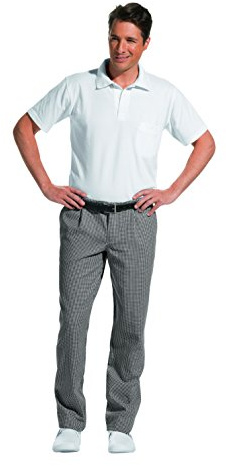 Leiber Koch-Baeckerhose schwarz/Weiss