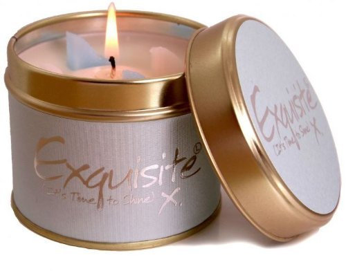 Lily Flame Scented Candle in a Presentation Tin - Exquisite