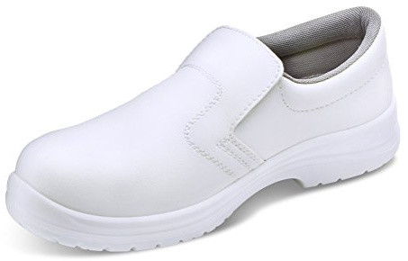 MICRO-FIBRE SLIP ON SHOE S2 WHITE 12