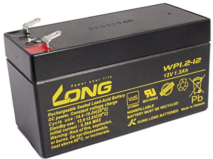 Akku Batterie Alarmanlage Gira 12V 1,2Ah AGM Blei Bleigel wie 1,1Ah 1,3Ah 1,4Ah kompatibel