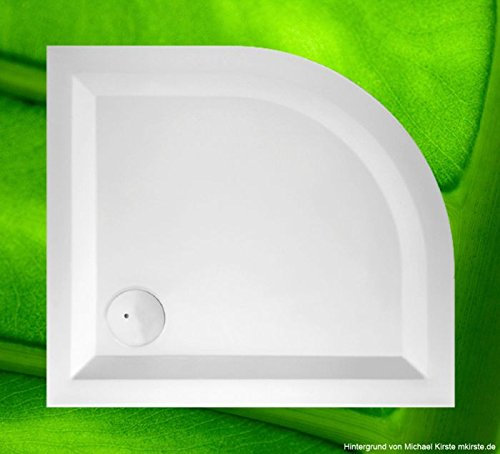 Piatto doccia un quarto di cerchio 90 X 80 piatti doccia 80 x 90 cm raggio 50 cm sinistro