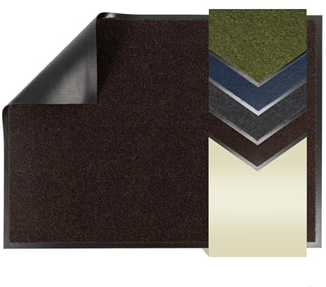 Primaflor Fußmatte - Green & CLEAN, 40x60 cm, Braun, Viele Größen und Farben, rutschfeste Schmutzfangmatte, Hochwertiger Fußabtreter, Sauberlaufmatte, Türvorleger für Flur und Eingang