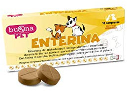 Buona Pet Enterina Riduzione dei disturbi acuti dell’Assorbimento intestinale Durante Le diarree Acute ed i periodi di convalescenza successivi