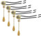 4 Stücke Zugschalter Ersatz, Zugkettenschalter Universal Home Deckenventilator Lampe Wandleuchte Ersatz für Deckenventilatoren Wandleuchten 250 V 125 V