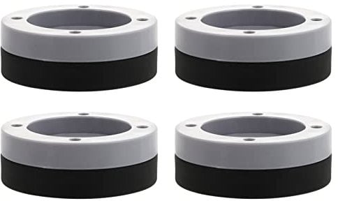 4pcs Washing Machine Foot Pads Anti-Vibration Rubber Feet Mat Anti-Walk Pad Non-slip Fixed for Washer and Dryer