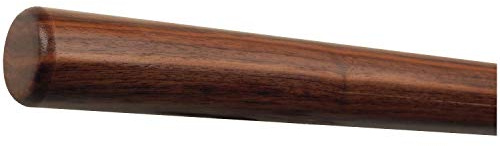 TIBU Nussbaum Holz Handlauf Geländer 30-500cm Wandhandlauf Wand Treppe, Länge: 1600 mm / 160 cm / 1,6 m Enden:Radius gefräst