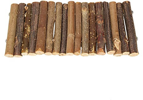 Hamster Bridge, pont en bois échelle maison petit animal jouet à mâcher pour reptiles souris rongeurs(S)