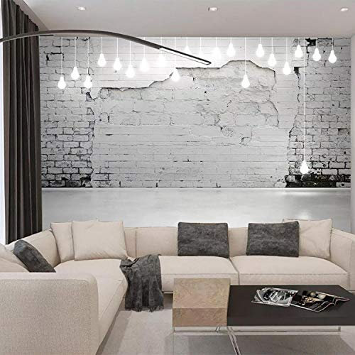 Papier peint, papiers peints 3D de grandes peintures murales Salon TV fond mur chambre imitation mur de briques papier peint perso papier peint 3d foot gris noir poster pierre photo salon-150cm×105cm