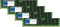 128Go (4 x 32Go) DDR4 3200MHz PC4-25600 288-PIN ECC ENREGISTRÉ DIMM (RDIMM) MÉMOIRE RAM KIT pour SERVEURS/WORKSTATIONS/Cartes Meres