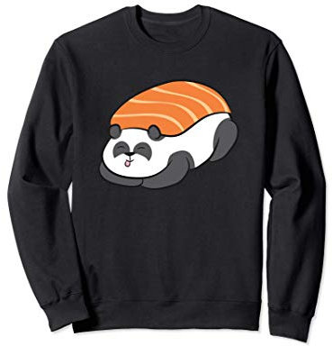 Panda Sushi Cibo giapponese Sushi Panda Love Sushi Felpa