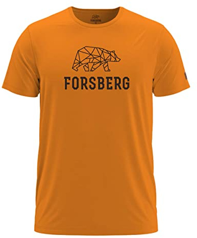 FORSBERG T-Shirt Skogson, Farbe:orange/schwarz, Größe:M