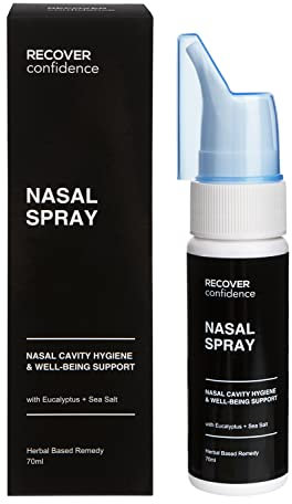 Recover Confidence Nasenspray mit Eukalyptus - 70ml Flasche - Ein Monat Vorrat