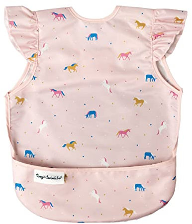 Tiny Twinkle Baby Lätzchen Abwaschbar asserdicht Baby Lätzchen Für Kleinkinder von 6-24 Monaten Maschinenwaschbar und verstellbarer Seitenverschluss ideal für die Reise Lätzchen