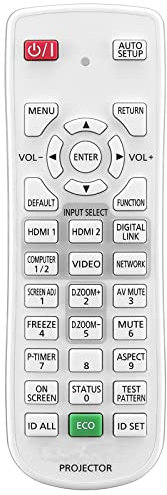 VINABTY N2QAYA000126 Replacement Remote Control Compatible with Panasonic Projectors PT-FW530C,PT-FZ570C,PT-FD570,PT-EZ570,PT-EZ570E,PT-FW530,PT-FX500,PT-FZ570,PT-RZ570