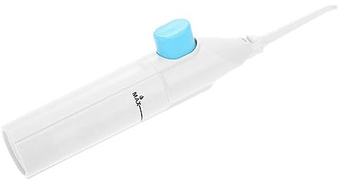 BARAC Irrigador Bucal Dental para Limpieza de Dientes, Higiene Oral, Portátil, sin necesidad de baterías o pilas, Funciona a Presion