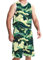 FNETJXF Basketball-Trikots Shorts Sport Set Jersey Shorts Outfit Set Herren Athletic Basketball Trikots Modern Türkis Wave Art Japanisch, Muster 685, XL