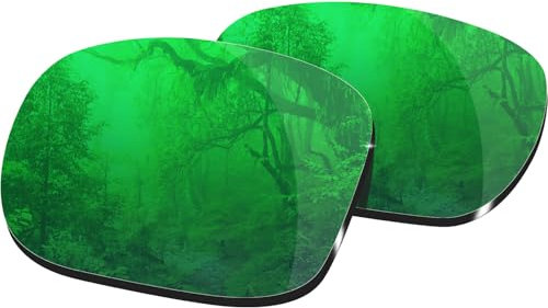 HiCycle2 Polarisierte Sonnenbrille, Ersatzgläser für Oakley Holbrook-Gläser, OO9102, 55 mm, Dicke: 2,0 mm, grün, nothing