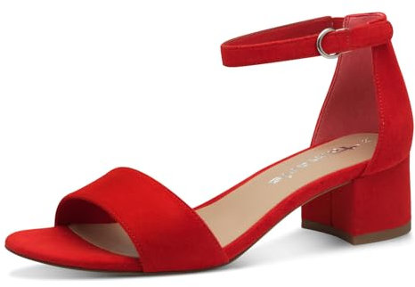 Tamaris Sandalette Damen Vegan Elegant rot,EU 38