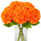 JUSTOYOU Fiori di ortensia artificiali, 3 pezzi, fiori di ortensia realistici a stelo lungo singolo, 40 cm, grande al tatto, bouquet di ortensie finte per matrimoni, feste in casa (fiori di ortensia