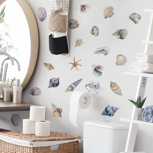 HGDESIGN® Wandtattoo Wandaufkleber Quallen Fisch UnterwasserwelJellyfish Kinderzimmer Babyzimmer Kind Baby Junge Mädchen Badezimmer Wandsticker Wanddeko Selbstklebend (E)