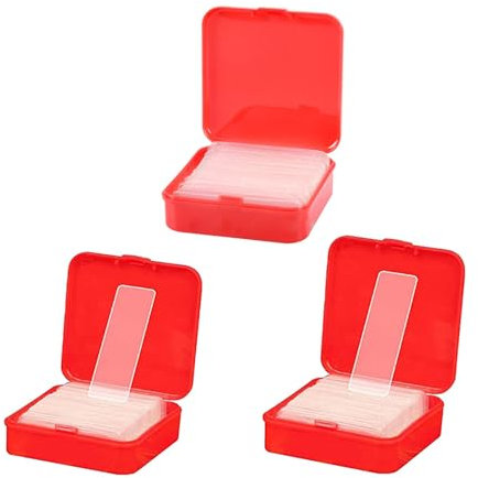 gotyou 3boxCinta Doble Cara Extrafuerte, Cinta Adhesiva Doble Cara Transparente,180 Piezas De Cinta Adhesiva Transparente Multifuncional, Removible Para Colgar Cuadros, Carteles, Alfombras, Fotos
