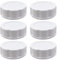 6 Stück Babyflaschenverschlüsse,für Babyflaschen Flaschenverschlüsse Deckel Weiß,Innendurchmesser 50 mm, Außendurchmesser 60 mm