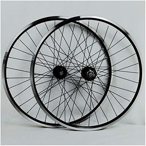 LPYDWZ V-Brakes Fahrrad Laufrad 26 Zoll, Doppelwandig Aluminiumlegierung MTB-Radfelge Scheibenbremse Hybrid/Freilauf 7 8 9 10 Speed Disc