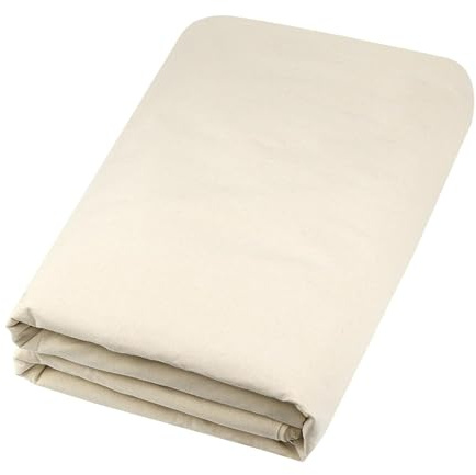 Tessuto di cotone 100% naturale non sbiancato per artigianato, 165 g/m², peso medio, 160 cm, materiale extra largo, pretagliato, 1 metro (100 x 160 cm)