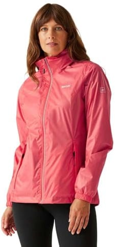 Regatta Corinne IV - Damen Regenjacke | mit Reflektor-Paspelierung - Rosa - 50