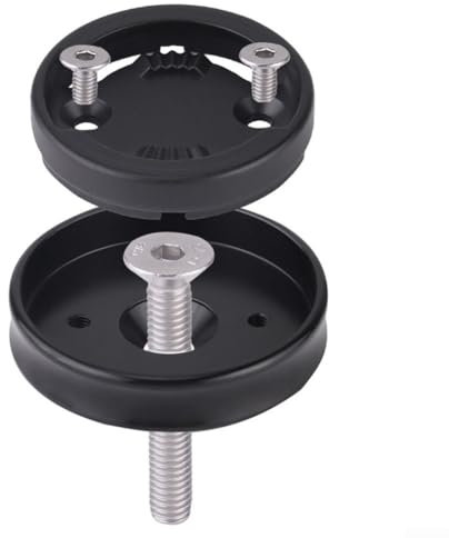 Stabiler Aluminium-Fahrradcomputer-Halter mit kompatibler Schüssel-Set, Abdeckung für Polar mit 28 und 6 mm Durchmesser