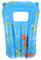 Sosoport Aufblasbare Schwimmende Reihe Cartoon Pool Float Aufblasbarer Pool Surfbrett Float Aufblasbares Wasserbrett Cartoon Schwimmmatte Aufblasbares Surfbrett Party Surfbrett Blau