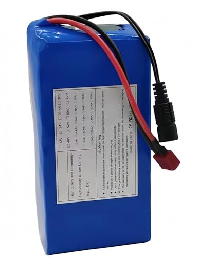 Batteria Per Bici Elettrica 24V 10Ah 7S2P Con BMS E Caricabatteria Per Auto Elettrica Da 50W E 200W, Scooter Elettrico Con Caricabatteria 24V10Ah,T
