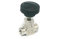 JASMKLX Valvola a Spillo di intercettazione del Controllo del Flusso in Acciaio Inossidabile 304 for Filettatura Femmina da 1/8 BSP 915 PSI Acqua Gas Olio
