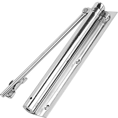Fafeicy Ferme-porte, Ferme-porte Automatique Réglable en Acier Inoxydable pour Portes de Salle de Bain et d'hôtel en Bois et Métal