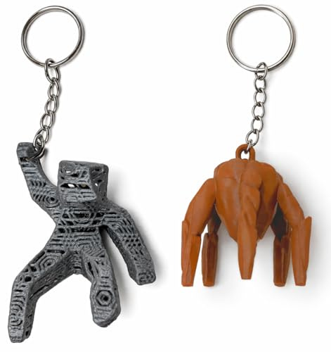 2er-Pack Schlüsselanhänger Figuren Project Hail Mary – Rocky und Grace hängende Statuen – Sammlerstück inspiriert vom Film Project Hail Mary