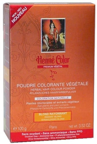 Henné Color Premium Vegetal Radiant Blond (blond) Henna-Pulver 100 g