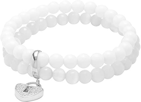 Fossil Damen-Armband Stretch Silber JF17963040